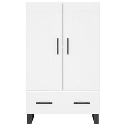 Acheter vidaXL Buffet haut blanc 69,5x31x115 cm bois d'ingénierie