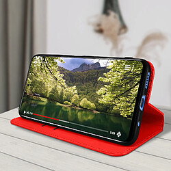 Avis Avizar Housse Honor Magic 4 Lite Clapet Portefeuille Support Vidéo rouge