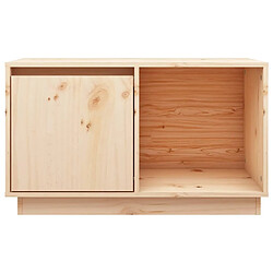 Avis Maison Chic Meuble TV scandinave - Banc TV pour salon 74x35x44 cm Bois de pin massif -MN43820