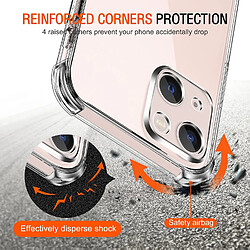 Coque antichoc pour iPhone 13 Mini (5,4") et 2 Verres Trempé Film Protection Ecran Little Boutik®