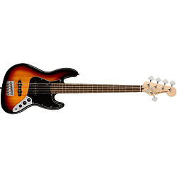 Affinity Jazz Bass V Laurel 3-Color Sunburst Squier by FENDER