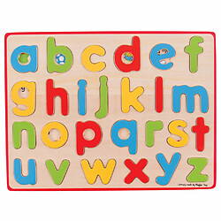 Bigjigs Toys Puzzle de l'alphabet minuscule