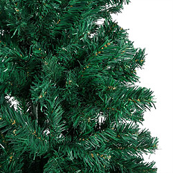 Avis vidaXL Arbre de Noël artificiel pré-éclairé et boules vert 150 cm PVC