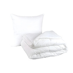 Pack DODO couette tempérée 140x200 + 1 oreiller 60x60 - Enveloppe 100% coton biologique - AQUA-PURE