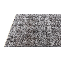 Vidal Tapis de laine 231x124 gris Ultra Vintage pas cher