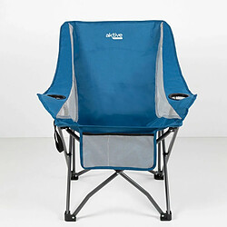 Avis Chaise de camping pliante Aktive Bleu 48 x 86 x 50 cm (2 Unités)