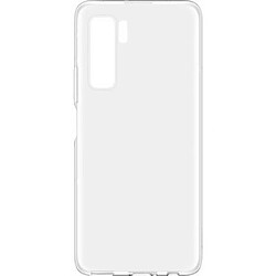 Huawei Coque pour Huawei P40 Lite Semi-rigide et Souple en Silicone Transparent