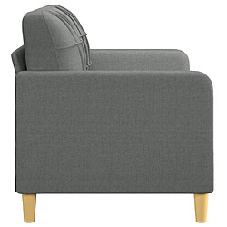 Acheter Maison Chic Canapé à 2 places,Sofa de Salon,Canapé droit Gris foncé 140 cm Tissu -GKD431055