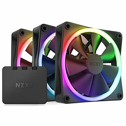 Support de refroidissement pour ordinateur portable NZXT RF-R12TF-B1 Ø 12 cm (3 Unités)