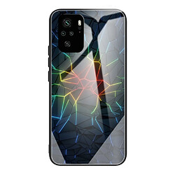 Coque en TPU anti-rayures motif géométrie pour votre Xiaomi Redmi Note 10 4G