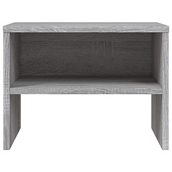 Avis vidaXL Table de chevet Sonoma gris 40x30x30 cm Bois d'ingénierie