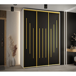 Abiks Meble Armoire DAVOS 8 À Portes Coulissantes 235,2/170/60 3 Portes