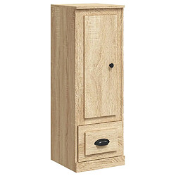 vidaXL Buffet haut chêne sonoma 36x35,5x103,5 cm bois d'ingénierie