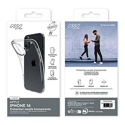 My Way Myway Coque de Protection pour iPhone 16 Flexible Transparent