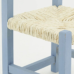 Avis Aubry Gaspard Chaise enfant en bois bleu-gris.