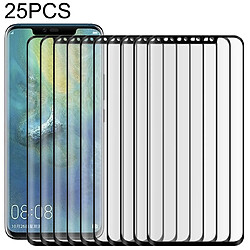 Wewoo Film de verre trempé 25 PCS 0.3mm 9H Dureté de la surface 3D Bord incurvé Plein écran Pellicule de résistant à la poussière pour Huawei Mate 20 Pro