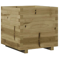 vidaXL Jardinière 50x50x49,5 cm bois de pin imprégné