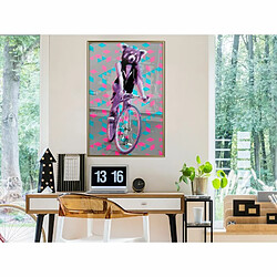 Paris Prix Affiche Murale Encadrée Extraordinary Cyclist 40 x 60 cm Or