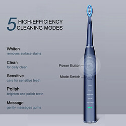 Universal Brosse à dents électrique sonore rechargeable Adulte étanche brosse à dents électronique tête de remplacement Cadeau | Brosse à dents électrique