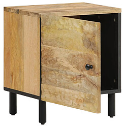 vidaXL Table de chevet 40x33x46 cm Bois de manguier solide