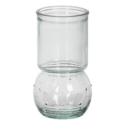 BigBuy Home Vase verre recyclé 9,5 x 9,5 x 17 cm