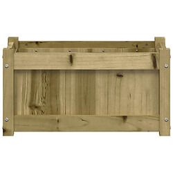 Acheter vidaXL Jardinière 60x31x31 cm bois de pin imprégné