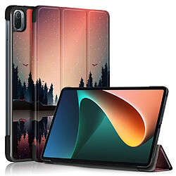 Htdmobiles Housse etui pochette simili cuir avec coque intérieure rigide pour Xiaomi Pad 5 / Pad 5 Pro (11 pouces) - FORET