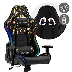 Acheter ML DESIGN MODERN LIVING LED Gaming Chair Chaise de bureau Chaise pivotante Réglable Bluetoothboxes