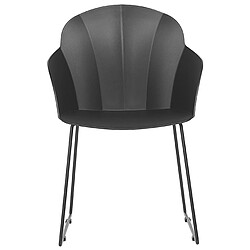 Acheter Beliani Chaise de salle à manger Set de 2 Noir SYLVA