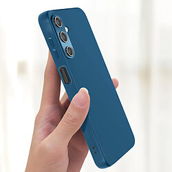 Avis Avizar Coque pour Samsung Galaxy M34 5G Silicone Finition Mate Soft Touch Bleu