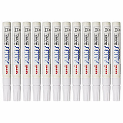 Uni Ball Marqueur permanent Uni-Ball Paint Marker PX-20 Blanc 12 Unités