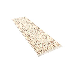 Vidal Tapis de couloir en laine 300x84 beige Darya