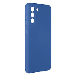 Avizar Coque Samsung Galaxy S21 FE Silicone Semi-rigide Finition Soft Touch Fine Bleu