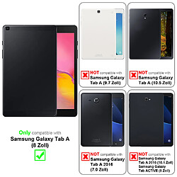 Cadorabo Verre trempé Samsung Galaxy Tab A (8 Zoll) Film Protection