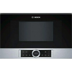 Micro-ondes encastrable 21l 900w inox - bfl634gs1 - BOSCH pas cher