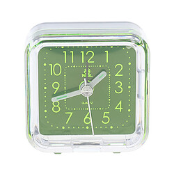 Mini Voyage Horloge Gradient Son Bureau Réveil Snooze Veilleuse 6 # Vert