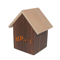 Avis Style coréen Horloge numérique Bureau Électronique Alarme Minuterie Mantel Ornement Cadeau Horloge Marron Orange Lumière