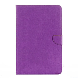 Wewoo Housse Étui Violet pour Samsung Galaxy Tab A 10.1 2016 / P580 simple style en cuir flip horizontal avec titulaire et fentes cartes porte-monnaie