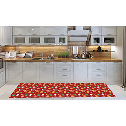 Alter Tapis de cuisine, 100% Made in Italy, Tapis antitache avec impression numérique, Tapis antidérapant et lavable, Modèle Angélique, 240x52 cm