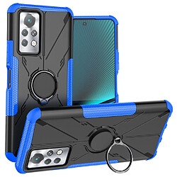 Coque en TPU 2-en-1, anti-chutte avec béquille pour votre Infinix Note 11 Pro - bleu