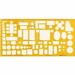 Aristo AR5063 Trace-symboles pour architecte d'intérieur Import Allemagne