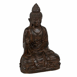 BigBuy Home Sculpture Buda Marron 56 x 42 x 88 cm