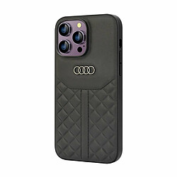 Avis Audi Coque rigide en cuir véritable pour iPhone 14 Pro Max 6,7`` Noir AU-TPUPCIP14PM-Q8/D1-BK