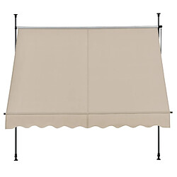 Acheter Store Banne Manuel Auvent Téléscopique 350 x 120 x 200-300 cm Sable [pro.tec]