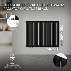 Avis LuxeBath Radiateur électrique panneaux noir mat 78x60cm résistance 300W affichage digital