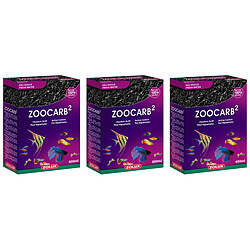 ZOLUX Charbon Zoocarb 2 600 ml (Lot de 3).