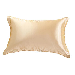 100% Mulberrry Soie Taie D'oreiller King - Size 19x29 -taie D'oreiller Beige