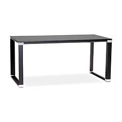 Mes Bureau design 160x80x74 cm noir - WARNY