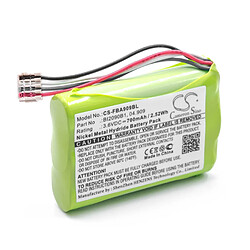 vhbw Batterie NiMH 700mAh (3.6V) pour télécommande radio industrielle Télécommande HBC Cubix