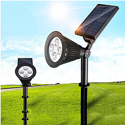 Acheter 4 LED Solaire Lampe de Jardin Spot